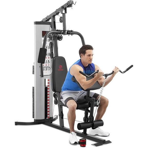 Marcy MWM-988 Multifunction Steel Home Gym 150lb Weight Stack Machine