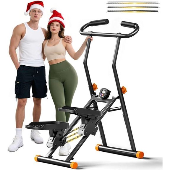 Stair Stepper Machine for Home Gym with LCD
