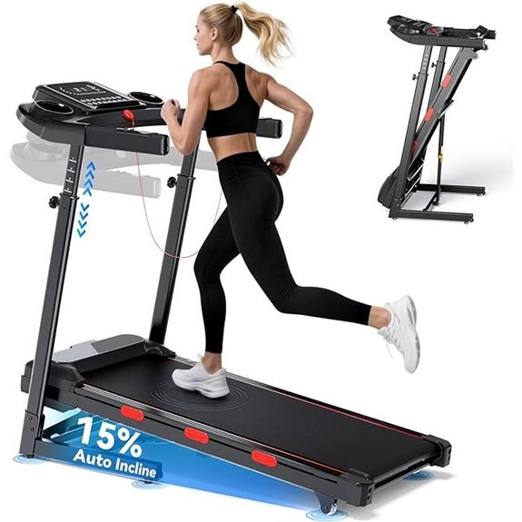 Walking Pad Treadmill with Handle for Home Use
