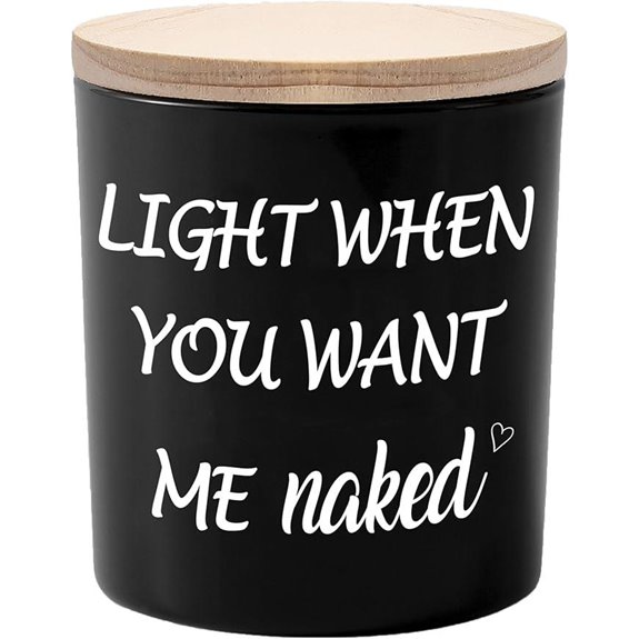 Funny Sandalwood Scented Candle for Men