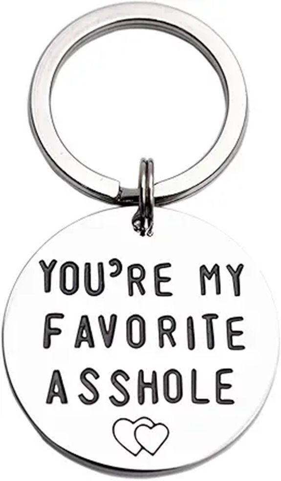 LParkin Funny Husband Boyfriend Valentine's Keychain