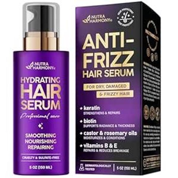NutraHarmony Hydrating Hair Serum with Keratin & Oils