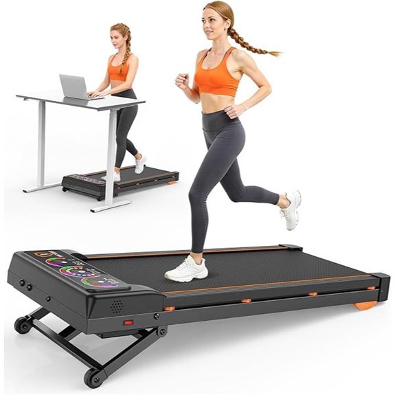 Walking Pad Treadmill with Incline Bluetooth & Remote