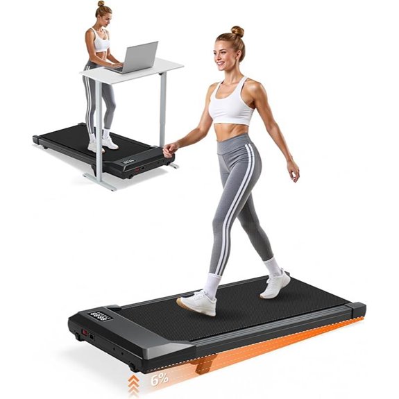 incline walking pad treadmill