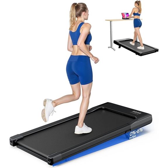 SupeRun Incline Walking Pad Treadmill with Remote