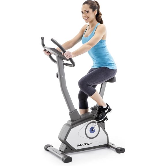 Marcy Stationary Exercise Indoor Bicycle with 8 Magnetic Resistance Levels