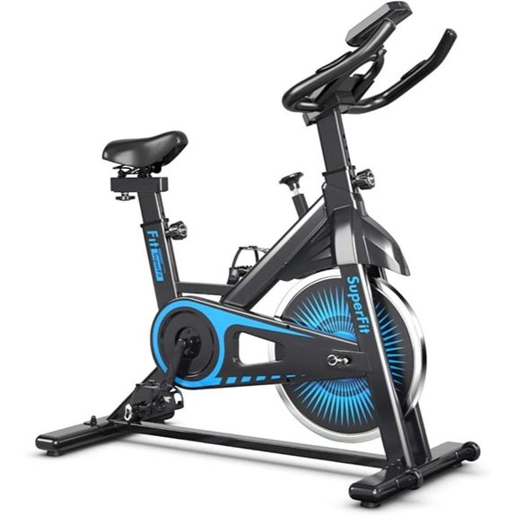 Goplus Indoor Cycling Bike with LCD Heart Rate