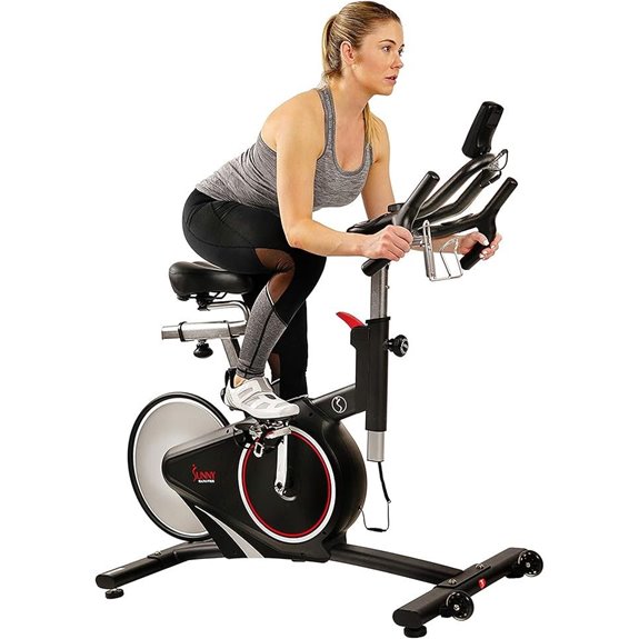 Sunny Health & Fitness Indoor Cycling Bike with Resistance