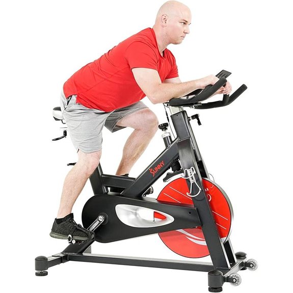 Sunny Health Indoor Cycling Bike with Pulse Sensors