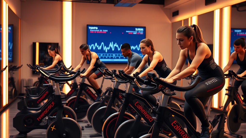 indoor cycling tempo rides