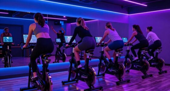 indoor cycling tempo session