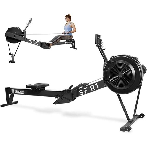 Fitvids Indoor Wind Resistance Rowing Machine