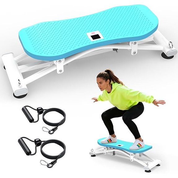 KINMAC Indoor Ski Simulator with Resistance Bands