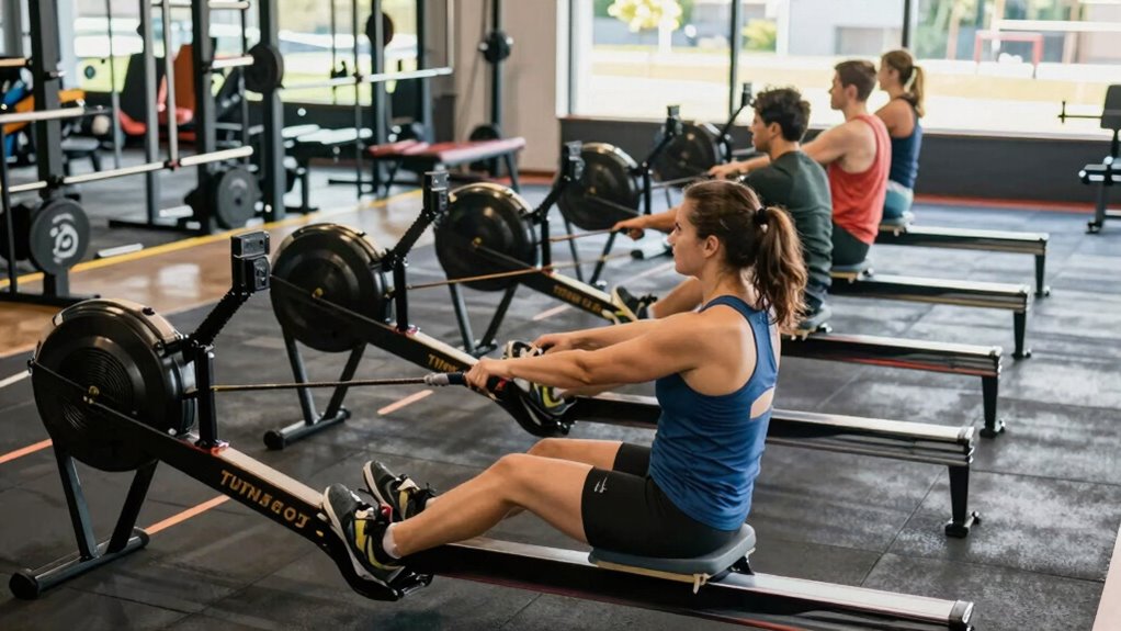 interval rowing pyramid workout