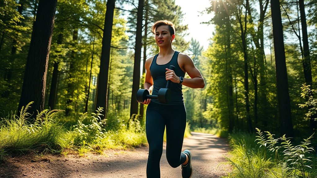 interval walking with nutrition