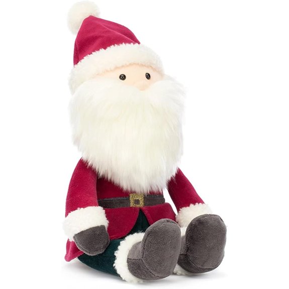 Jellycat Jolly Santa Plush Toy - 13.5-inch Christmas Gift
