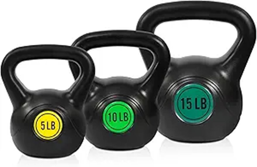 Fitvids Kettlebell Weight Set (3 or 4 Pieces)
