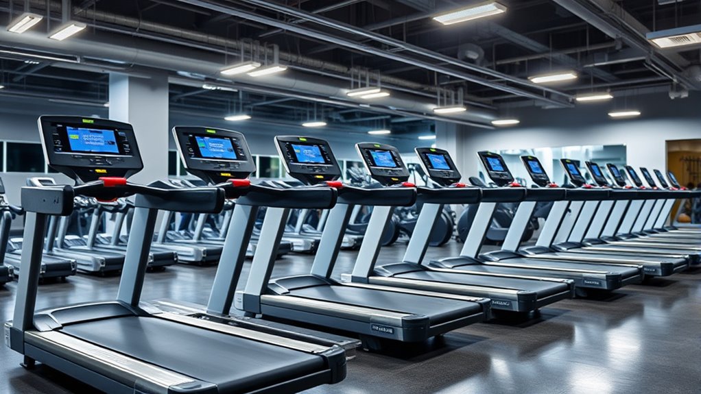 key features for commercial treadmills