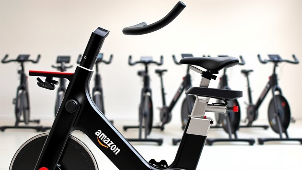 key spin bike features