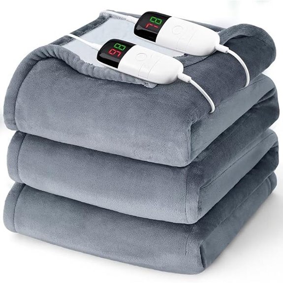 Electric King Size Heated Blanket with Dual Control