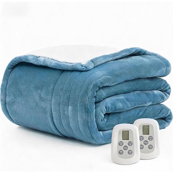 Electric King Size Heated Blanket with Dual Control