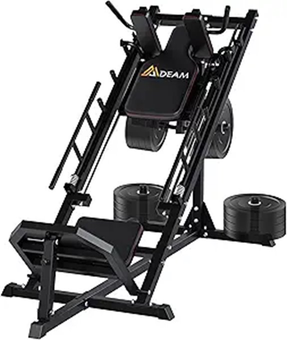 leg press and hack squat