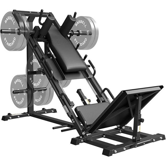 leg press and squat combo