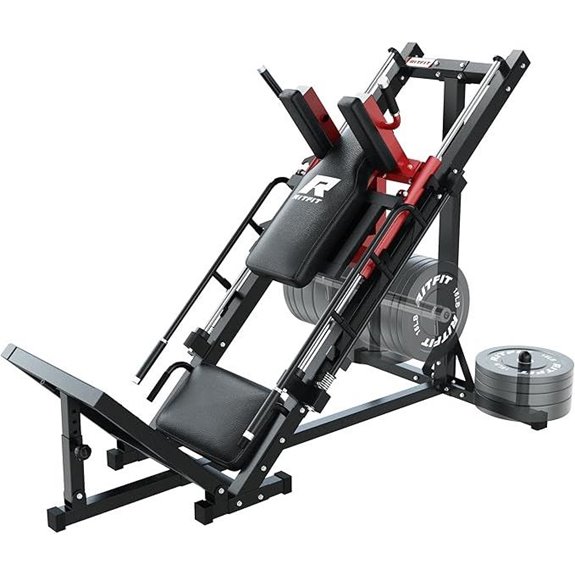 leg press machine weights