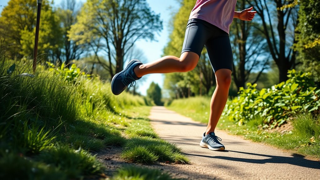 loosen knees with dynamic stretches