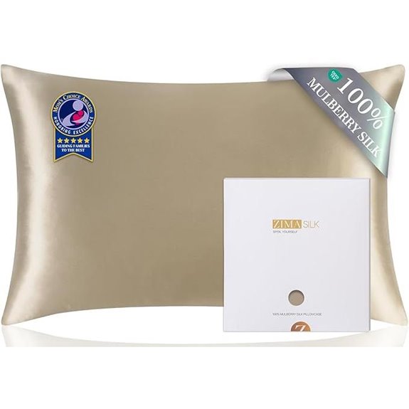 ZIMASILK 100% Mulberry Silk Pillow Case (Queen)