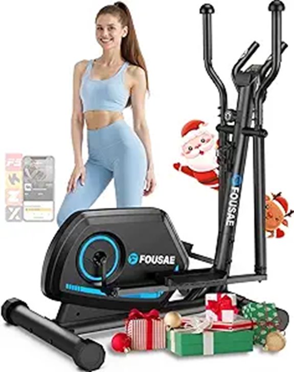 Elliptical Exercise Machine with Magnetic Resistance and App