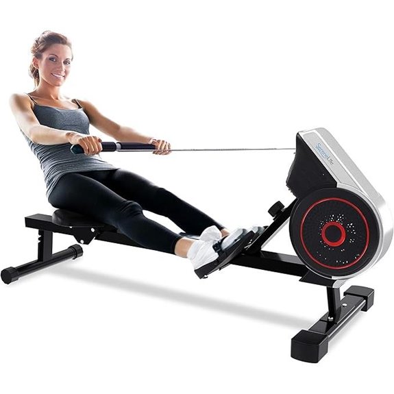 SereneLife Magnetic Rowing Machine for Cardio Fitness