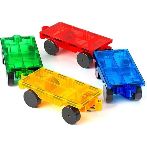 Magnetic Tile Cars Construction Set for Kids