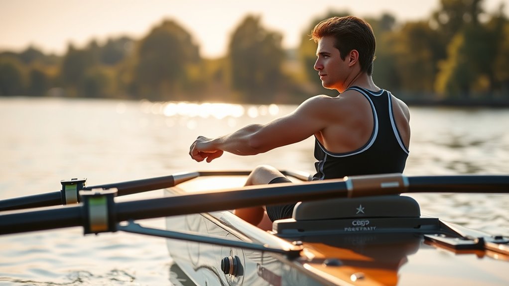 maintain consistent rowing technique