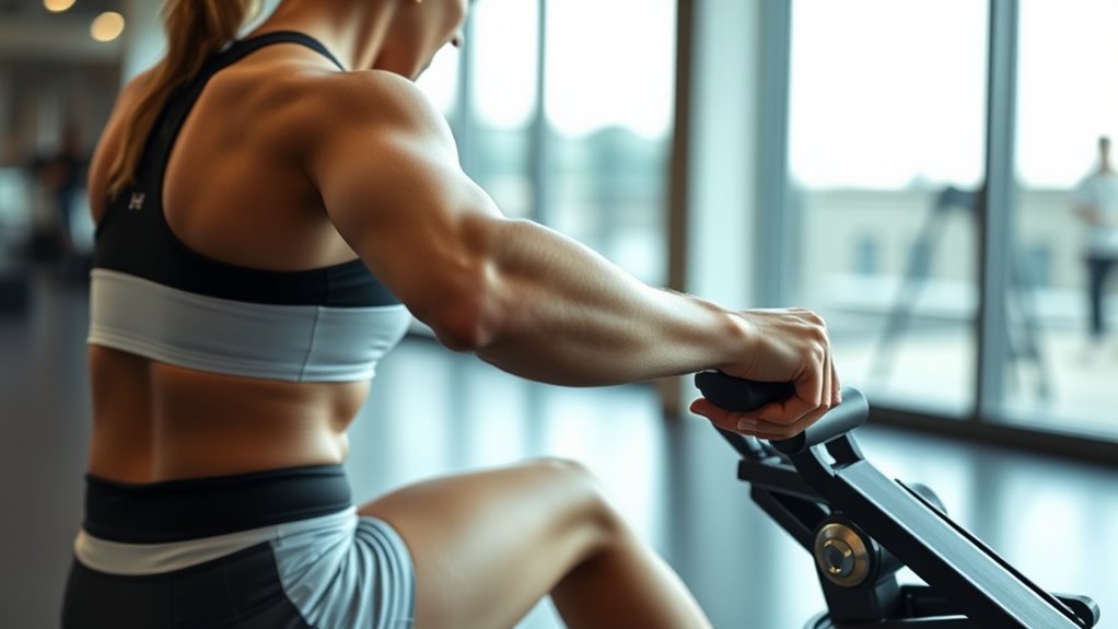 maintain proper rowing form