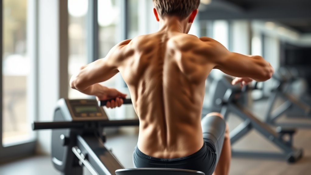 maintain proper rowing posture