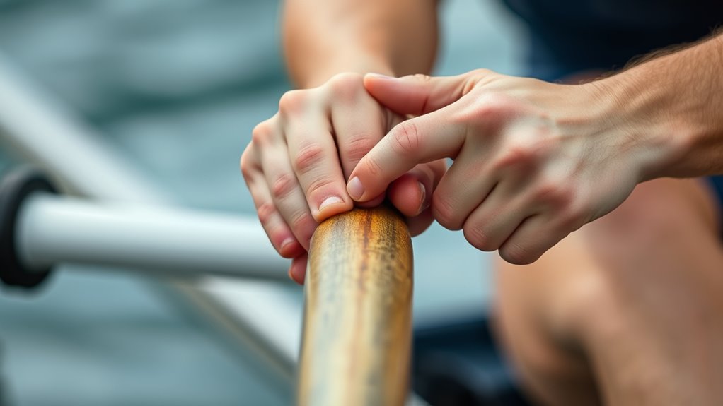 maintain relaxed aligned grip