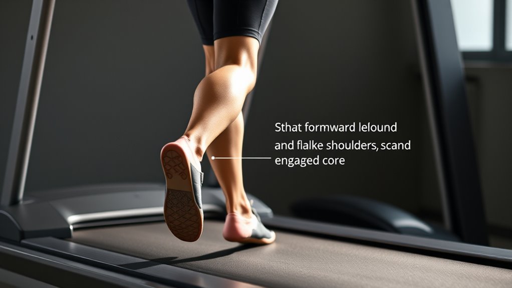 maintain upright balanced posture