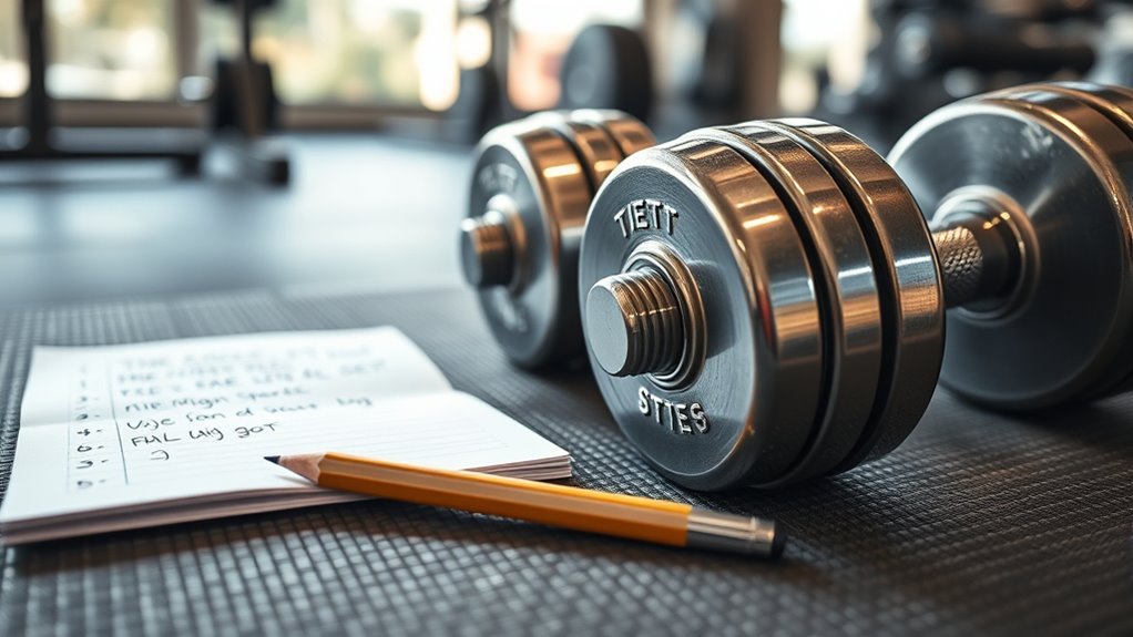 maintain workout progress records