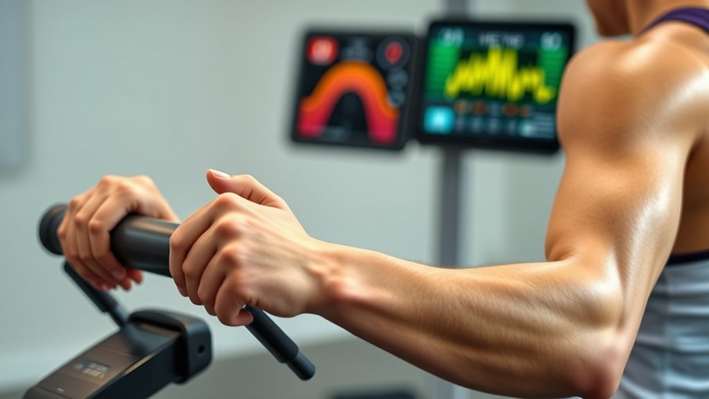 monitor heart rate during rowing