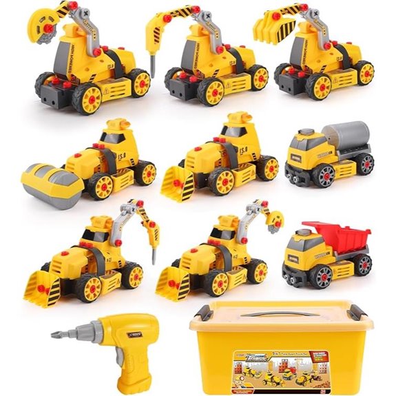 Electric Drill Construction Toy Set (9 in 3)