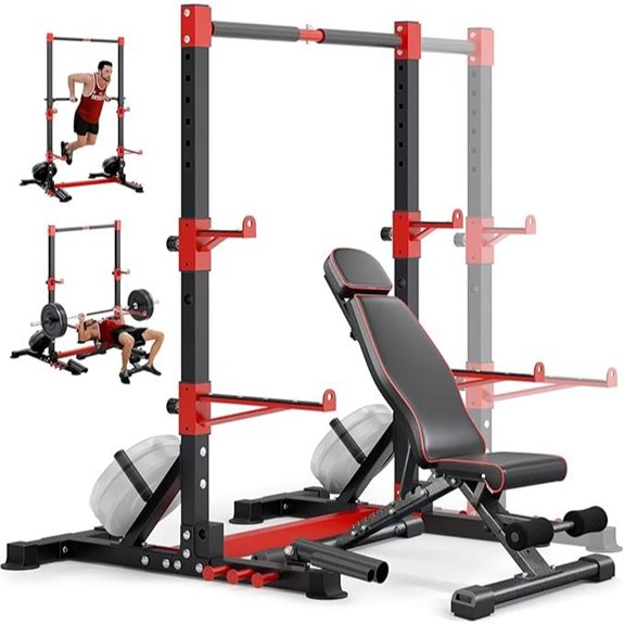 YOLEO Smith Machine & Squat Rack Combo