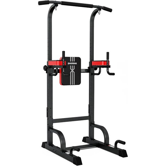 Pooboo Power Tower Pull-Up & Dip Station