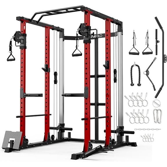 Mikolo Power Cage with Crossover and Pulley System