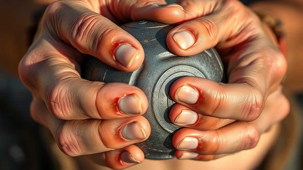 nerve communication enhances grip strength