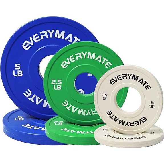 EVERYMATE Olympic Bumper Weight Plates Set