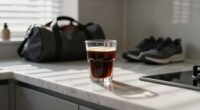 optimal evening workout caffeine