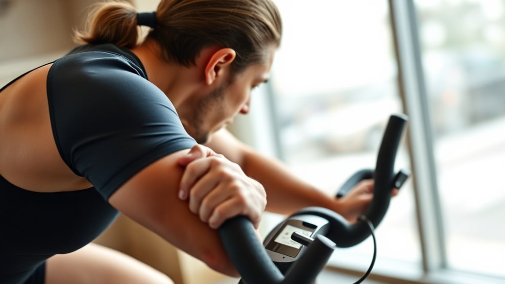 optimize cycling posture and core