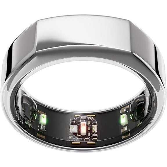Oura Gen3 Heritage Silver Smart Ring with Sleep Tracking