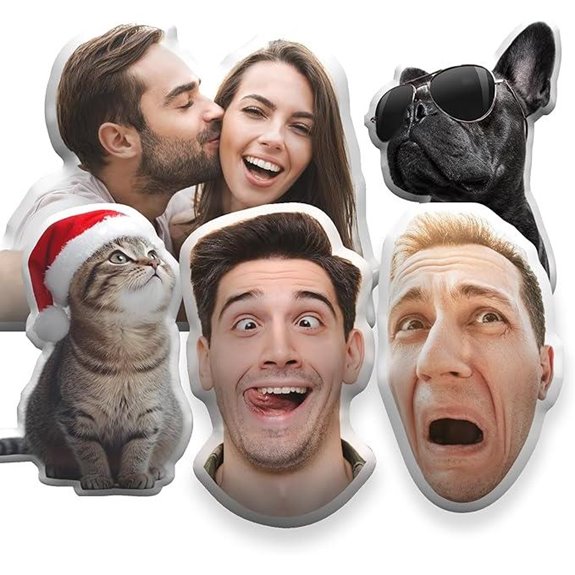 Custom Pet Face Pillow Gift for Adults